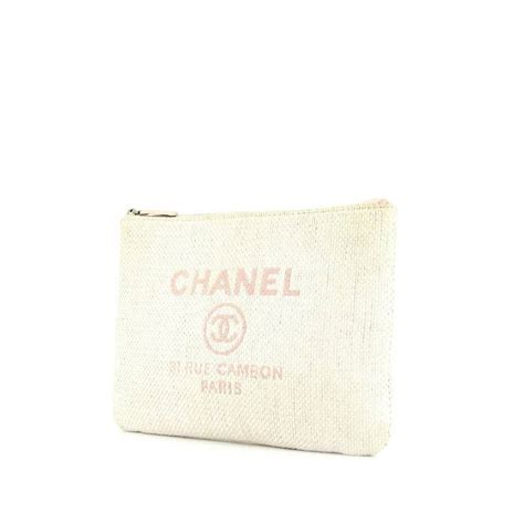 pochette chanel rafia